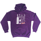 Alcohol 2 To 3 Glasses Of Wine Reduces Giving - Funny Novelty Hoodies Hoodie - 123t Australia | Funny T-Shirts Mugs Novelty Gifts