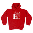 Alcohol 2 To 3 Glasses Of Wine Reduces Giving - Funny Novelty Hoodies Hoodie - 123t Australia | Funny T-Shirts Mugs Novelty Gifts