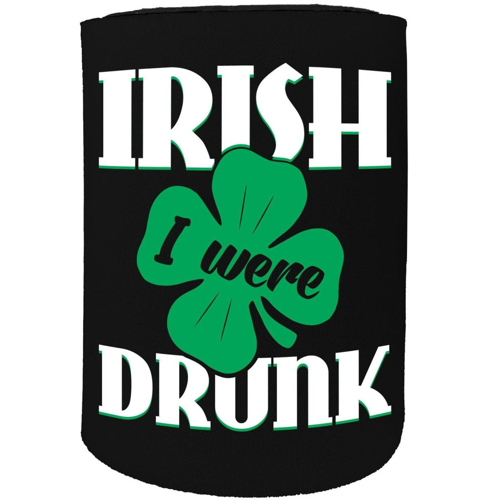Alcohol Alcohol Alcohol Stubby Holder - Irish I Were Drunk Drinking - Funny Novelty Birthday Gift Joke Beer Can Bottle - 123t Australia | Funny T-Shirts Mugs Novelty Gifts