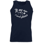 Alcohol Alcohol At My Age Need Glasses Beer Wine - Funny Novelty Vest Singlet Unisex Tank Top - 123t Australia | Funny T-Shirts Mugs Novelty Gifts