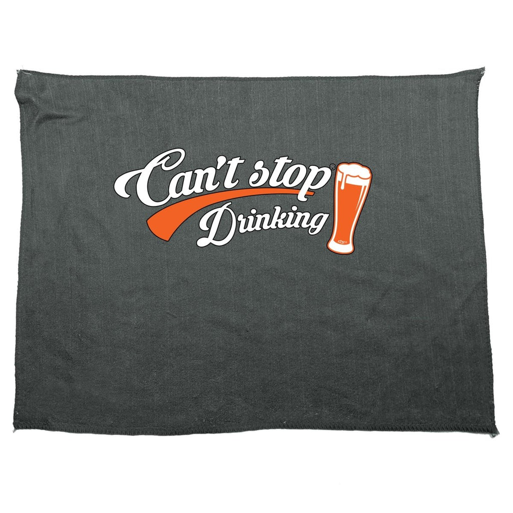 Alcohol Alcohol Cant Stop Drinking Beer - Funny Novelty Soft Sport Microfiber Towel - 123t Australia | Funny T-Shirts Mugs Novelty Gifts