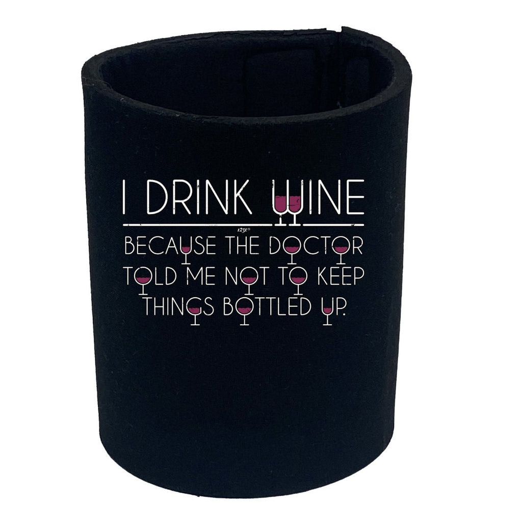 Alcohol Alcohol Drink Wine Doctor Bottled Up - Funny Novelty Stubby Holder - 123t Australia | Funny T-Shirts Mugs Novelty Gifts