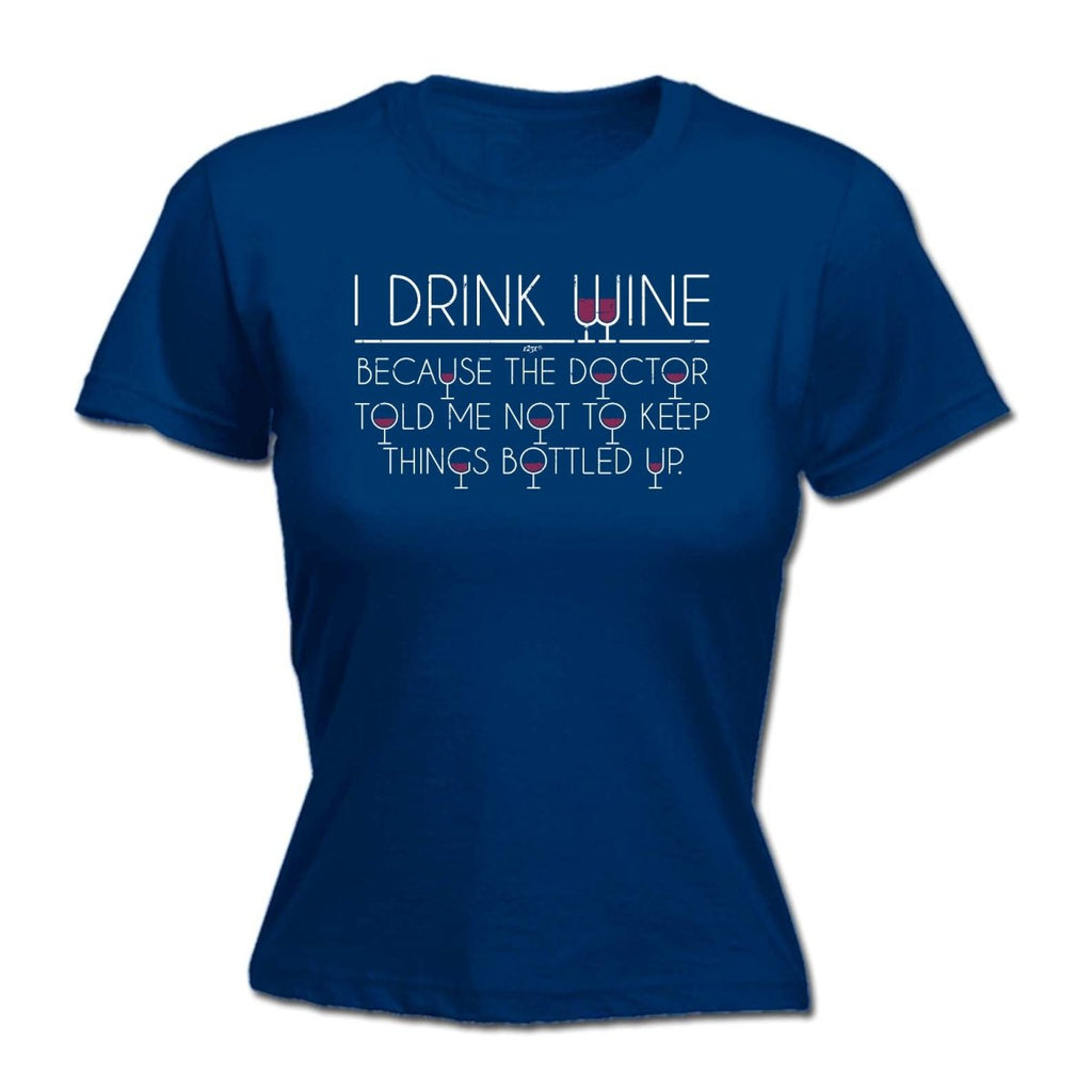 Alcohol Alcohol Drink Wine Doctor Bottled Up - Funny Novelty Womens T-Shirt T Shirt Tshirt - 123t Australia | Funny T-Shirts Mugs Novelty Gifts