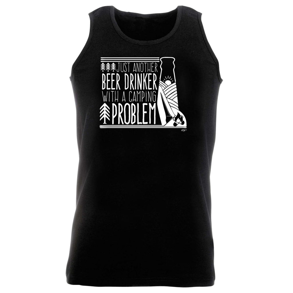 Alcohol Alcohol Sailing Beer Drinker With A Camping Problem - Funny Novelty Vest Singlet Unisex Tank Top - 123t Australia | Funny T-Shirts Mugs Novelty Gifts