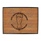 Alcohol Alcohol Sailing Powder Monkeez Just Another Beer Drinker Skiing Problem - Funny Novelty Doormat Man Cave Floor mat - 123t Australia | Funny T-Shirts Mugs Novelty Gifts