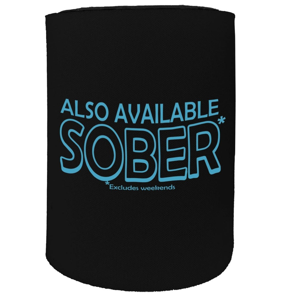 Alcohol Alcohol Sailing Stubby Holder - Also Available Sober Drinking - Funny Novelty Birthday Gift Joke Beer Can Bottle Coolie - 123t Australia | Funny T-Shirts Mugs Novelty Gifts
