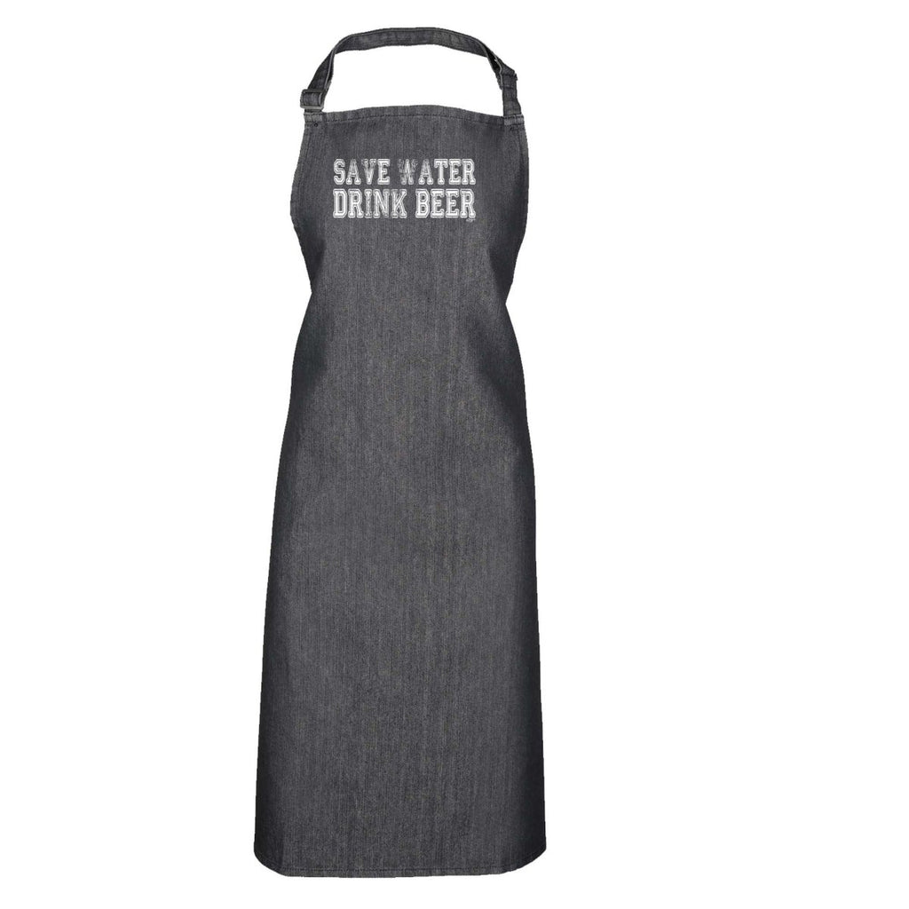Alcohol Alcohol Save Water Drink Beer - Funny Novelty Kitchen Adult Apron - 123t Australia | Funny T-Shirts Mugs Novelty Gifts
