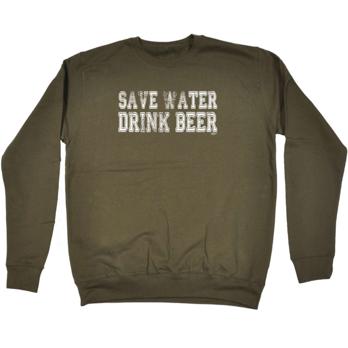 Alcohol Alcohol Save Water Drink Beer - Funny Novelty Sweatshirt - 123t Australia | Funny T-Shirts Mugs Novelty Gifts