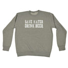 Alcohol Alcohol Save Water Drink Beer - Funny Novelty Sweatshirt - 123t Australia | Funny T-Shirts Mugs Novelty Gifts