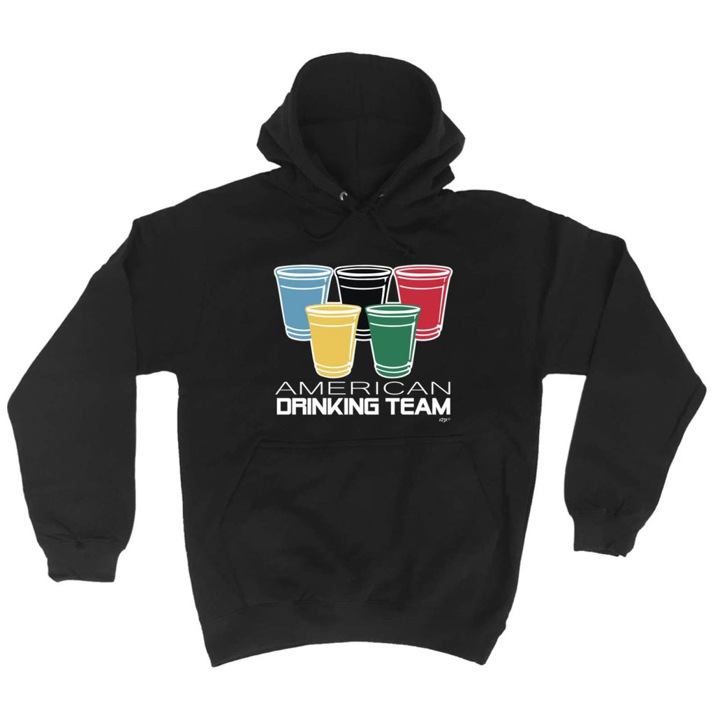 Alcohol American Drinking Team Glasses - Funny Novelty Hoodies Hoodie - 123t Australia | Funny T-Shirts Mugs Novelty Gifts