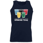 Alcohol American Drinking Team Glasses - Funny Novelty Vest Singlet Unisex Tank Top - 123t Australia | Funny T-Shirts Mugs Novelty Gifts