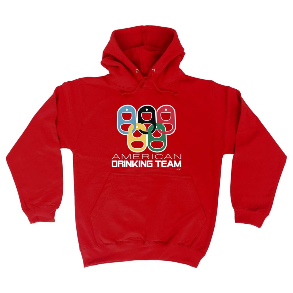 Alcohol American Drinking Team Rings - Funny Novelty Hoodies Hoodie - 123t Australia | Funny T-Shirts Mugs Novelty Gifts