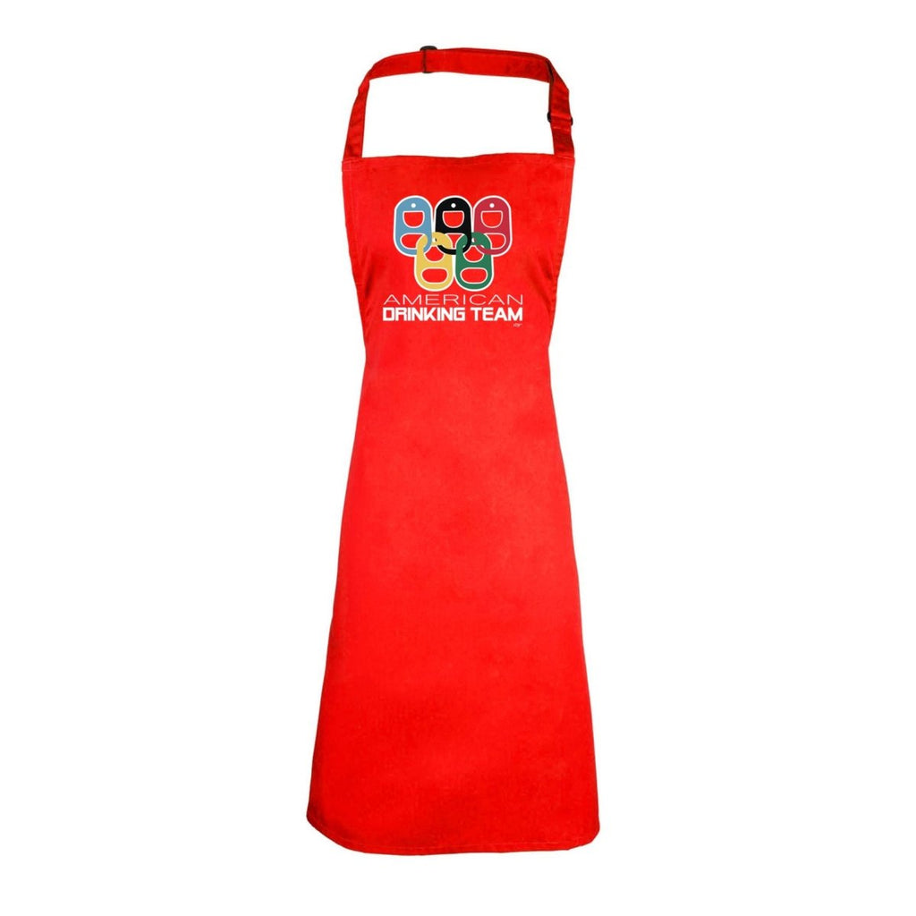 Alcohol American Drinking Team Rings - Funny Novelty Kitchen Adult Apron - 123t Australia | Funny T-Shirts Mugs Novelty Gifts