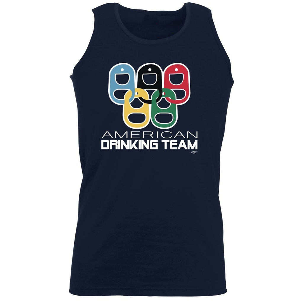 Alcohol American Drinking Team Rings - Funny Novelty Vest Singlet Unisex Tank Top - 123t Australia | Funny T-Shirts Mugs Novelty Gifts