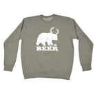 Alcohol Animal Beer Bear Deer - Funny Novelty Sweatshirt - 123t Australia | Funny T-Shirts Mugs Novelty Gifts
