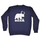 Alcohol Animal Beer Bear Deer - Funny Novelty Sweatshirt - 123t Australia | Funny T-Shirts Mugs Novelty Gifts
