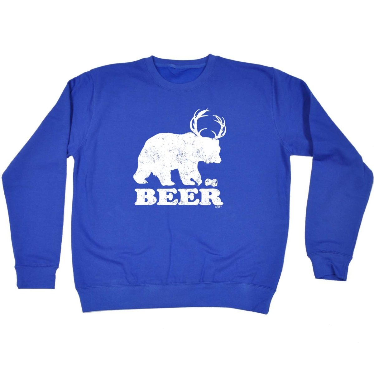 Alcohol Animal Beer Bear Deer - Funny Novelty Sweatshirt - 123t Australia | Funny T-Shirts Mugs Novelty Gifts