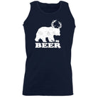Alcohol Animal Beer Bear Deer - Funny Novelty Vest Singlet Unisex Tank Top - 123t Australia | Funny T-Shirts Mugs Novelty Gifts