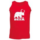 Alcohol Animal Beer Bear Deer - Funny Novelty Vest Singlet Unisex Tank Top - 123t Australia | Funny T-Shirts Mugs Novelty Gifts