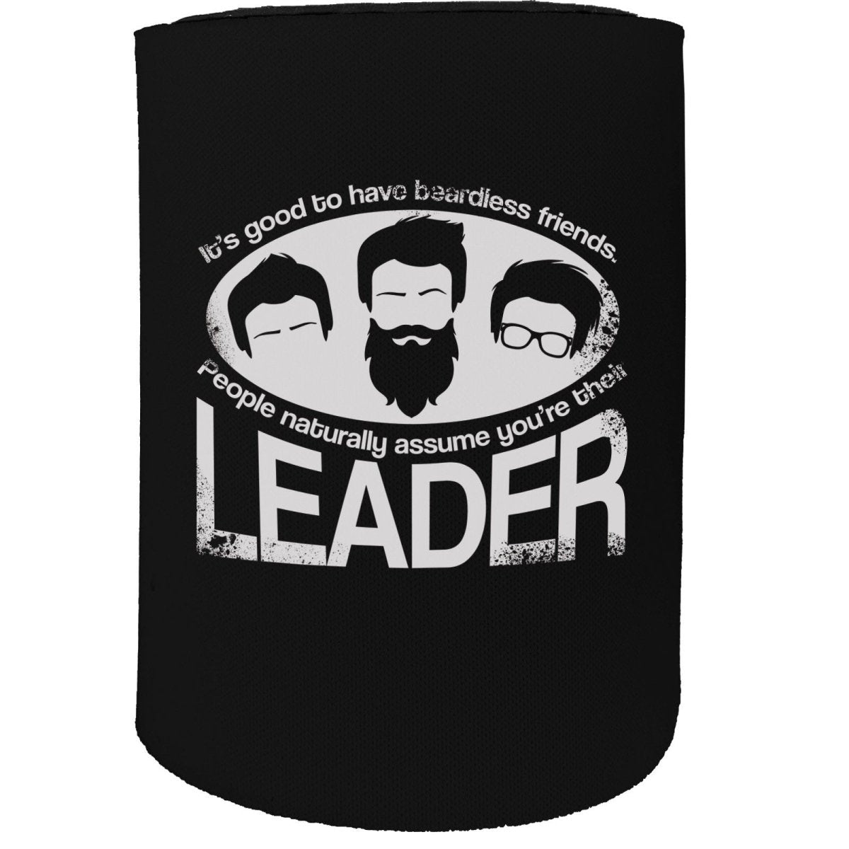 Alcohol Animal Stubby Holder - Beardless Friends - Funny Novelty Birthday Gift Joke Beer Can Bottle - 123t Australia | Funny T-Shirts Mugs Novelty Gifts