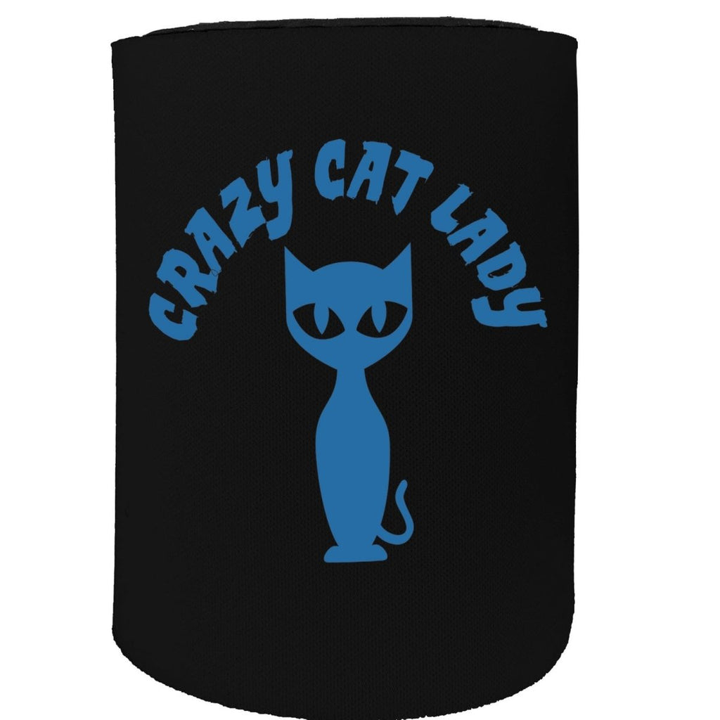 Alcohol Animal Stubby Holder - Crazy Cat Lady Pet Pussy - Funny Novelty Birthday Gift Joke Beer Can Bottle - 123t Australia | Funny T-Shirts Mugs Novelty Gifts