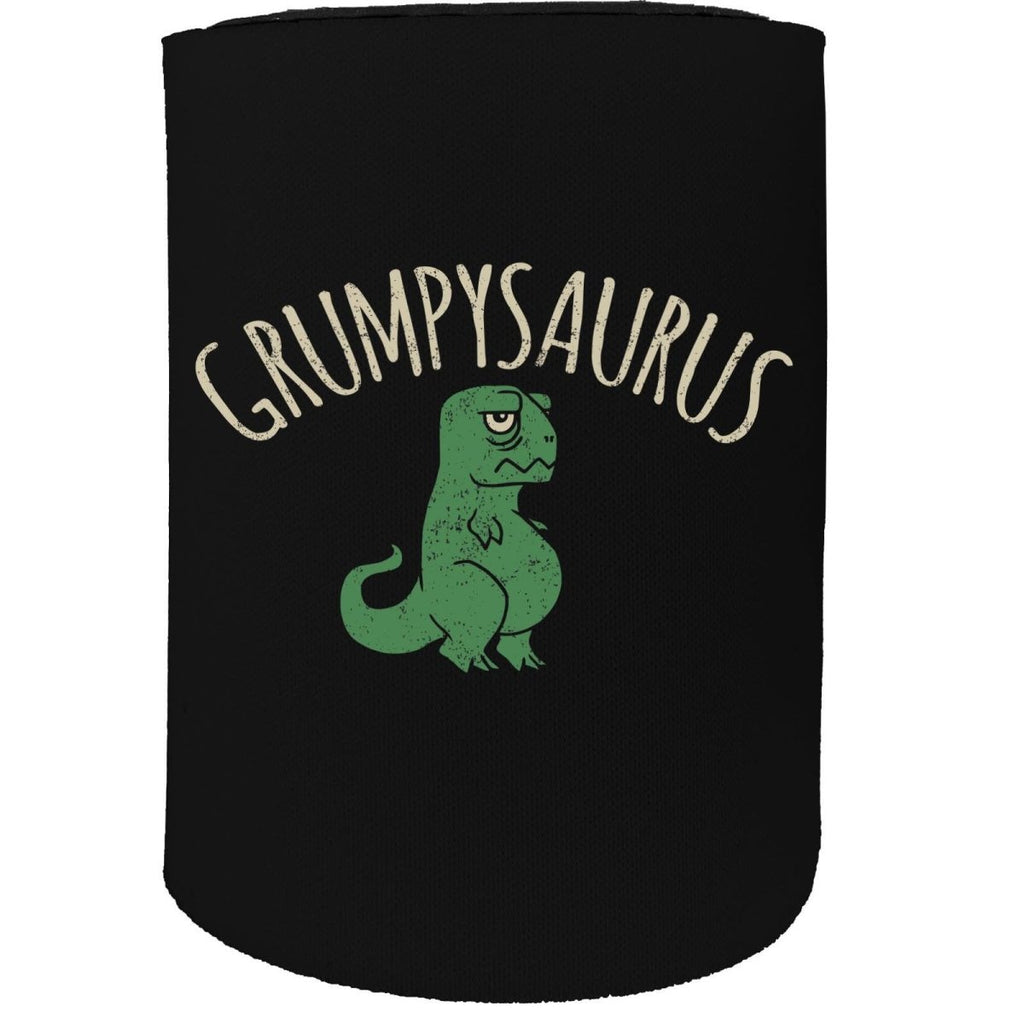 Alcohol Animal Stubby Holder - Grumpysaurus Dinosaur T Rex - Funny Novelty Birthday Gift Joke Beer Can Bottle - 123t Australia | Funny T-Shirts Mugs Novelty Gifts