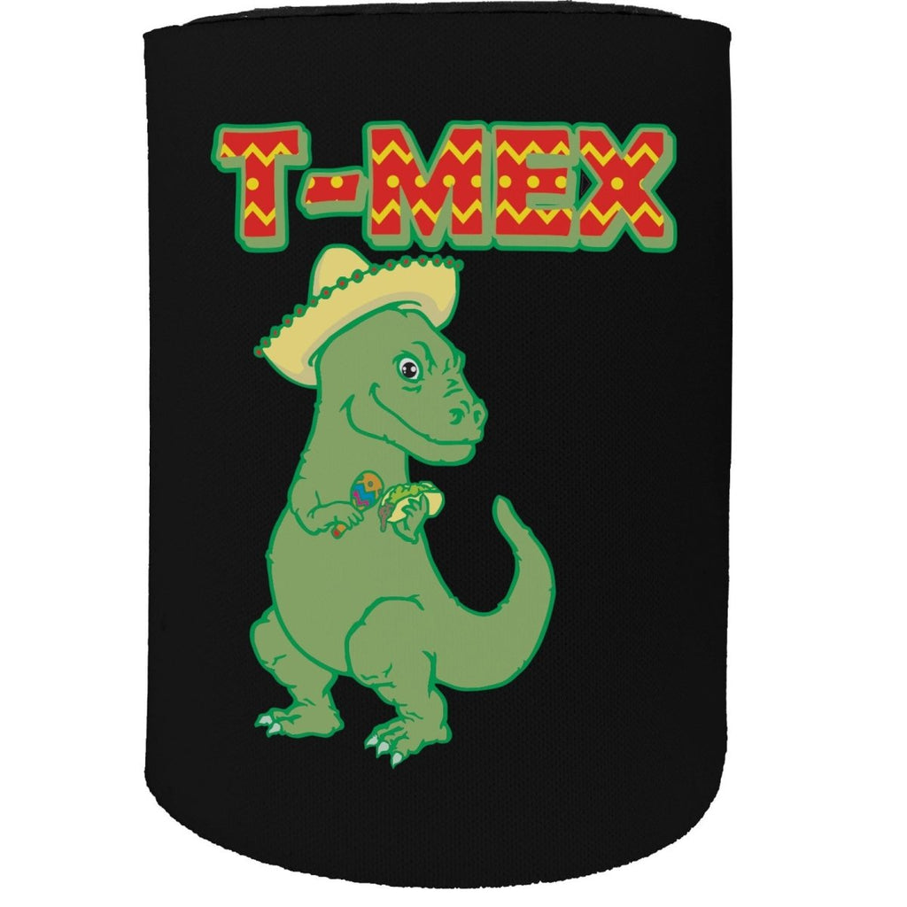 Alcohol Animal Stubby Holder - T Rex Mex Dinosaur Mexican - Funny Novelty Birthday Gift Joke Beer Can Bottle - 123t Australia | Funny T-Shirts Mugs Novelty Gifts