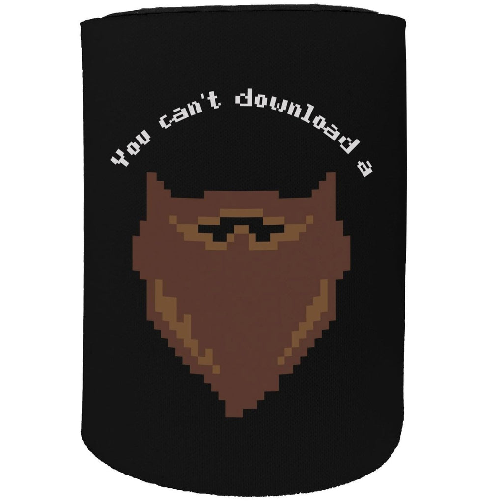 Alcohol Animal Stubby Holder - You Cant Download A Beard - Funny Novelty Birthday Gift Joke Beer Can Bottle - 123t Australia | Funny T-Shirts Mugs Novelty Gifts