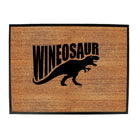Alcohol Animal Wineosaur Dinosaur - Funny Novelty Doormat Man Cave Floor mat - 123t Australia | Funny T-Shirts Mugs Novelty Gifts