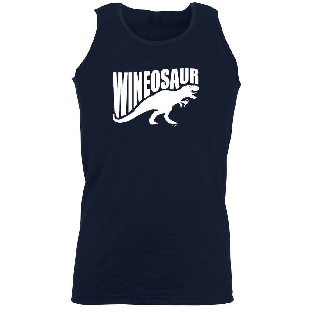 Alcohol Animal Wineosaur Dinosaur - Funny Novelty Vest Singlet Unisex Tank Top - 123t Australia | Funny T-Shirts Mugs Novelty Gifts