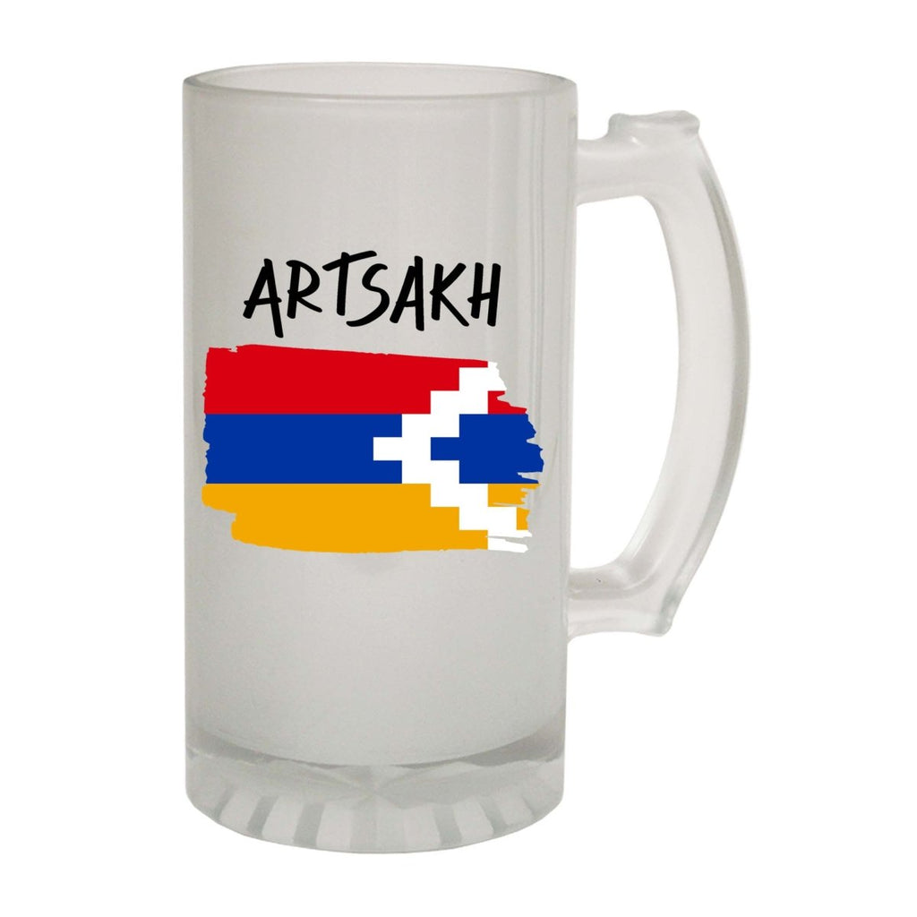 Alcohol Artsakh Country Flag Nationality - Beer Stein - 123t Australia | Funny T-Shirts Mugs Novelty Gifts