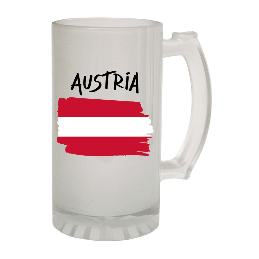 Alcohol Austria Country Flag Nationality - Beer Stein - 123t Australia | Funny T-Shirts Mugs Novelty Gifts