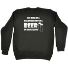 Alcohol Balanced Diet Is A Beer Each Hand - Funny Novelty Sweatshirt - 123t Australia | Funny T-Shirts Mugs Novelty Gifts