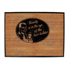 Alcohol Beauty Eye Beer Holder - Funny Novelty Doormat Man Cave Floor mat - 123t Australia | Funny T-Shirts Mugs Novelty Gifts