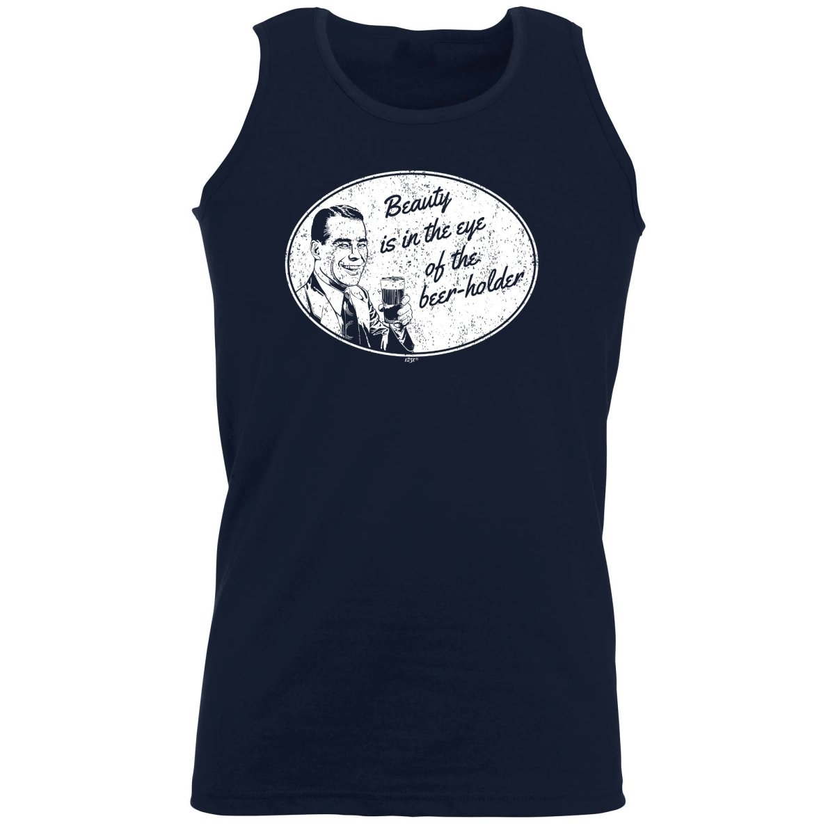 Alcohol Beauty Eye Beer Holder - Funny Novelty Vest Singlet Unisex Tank Top - 123t Australia | Funny T-Shirts Mugs Novelty Gifts