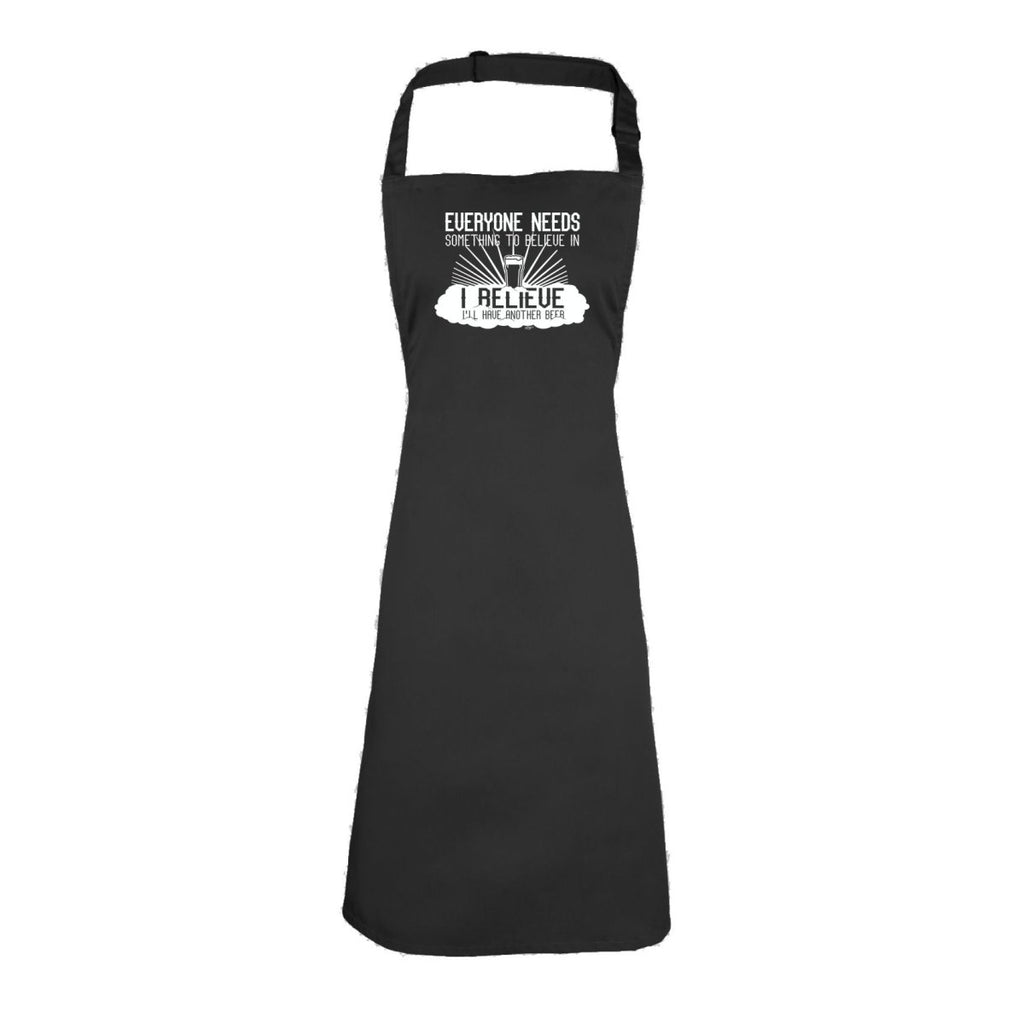 Alcohol Beer Everyone Needs Something - Funny Novelty Kitchen Adult Apron - 123t Australia | Funny T-Shirts Mugs Novelty Gifts