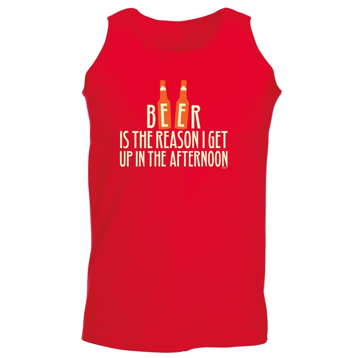 Alcohol Beer Is The Reason Get Up In The Afternoon - Funny Novelty Vest Singlet Unisex Tank Top - 123t Australia | Funny T-Shirts Mugs Novelty Gifts