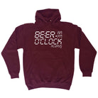 Alcohol Beer O Clock Alarm - Funny Novelty Hoodies Hoodie - 123t Australia | Funny T-Shirts Mugs Novelty Gifts