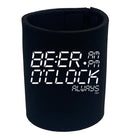 Alcohol Beer O Clock Alarm - Funny Novelty Stubby Holder - 123t Australia | Funny T-Shirts Mugs Novelty Gifts