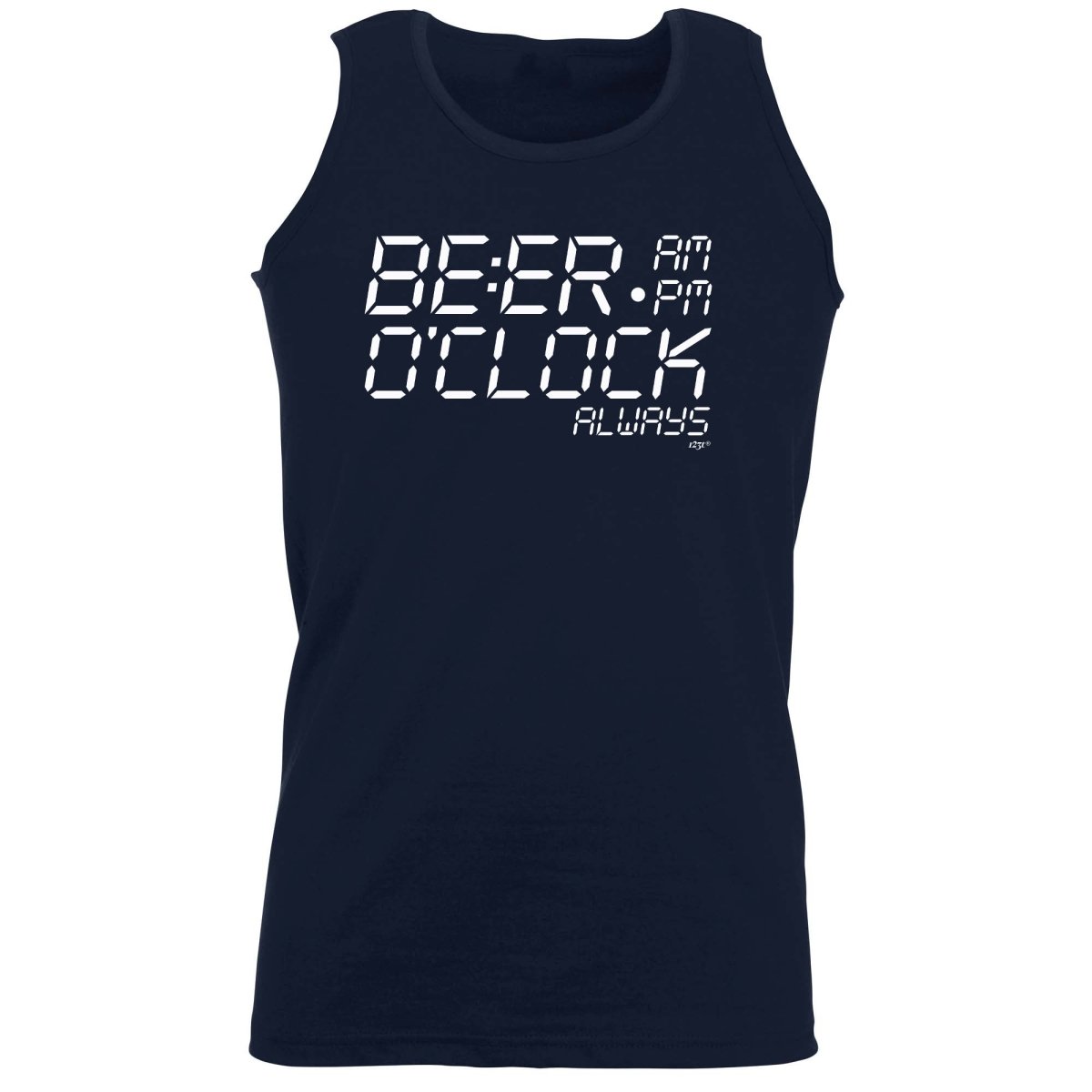 Alcohol Beer O Clock Alarm - Funny Novelty Vest Singlet Unisex Tank Top - 123t Australia | Funny T-Shirts Mugs Novelty Gifts