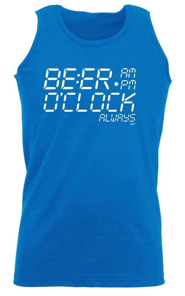 Alcohol Beer O Clock Alarm - Funny Novelty Vest Singlet Unisex Tank Top - 123t Australia | Funny T-Shirts Mugs Novelty Gifts
