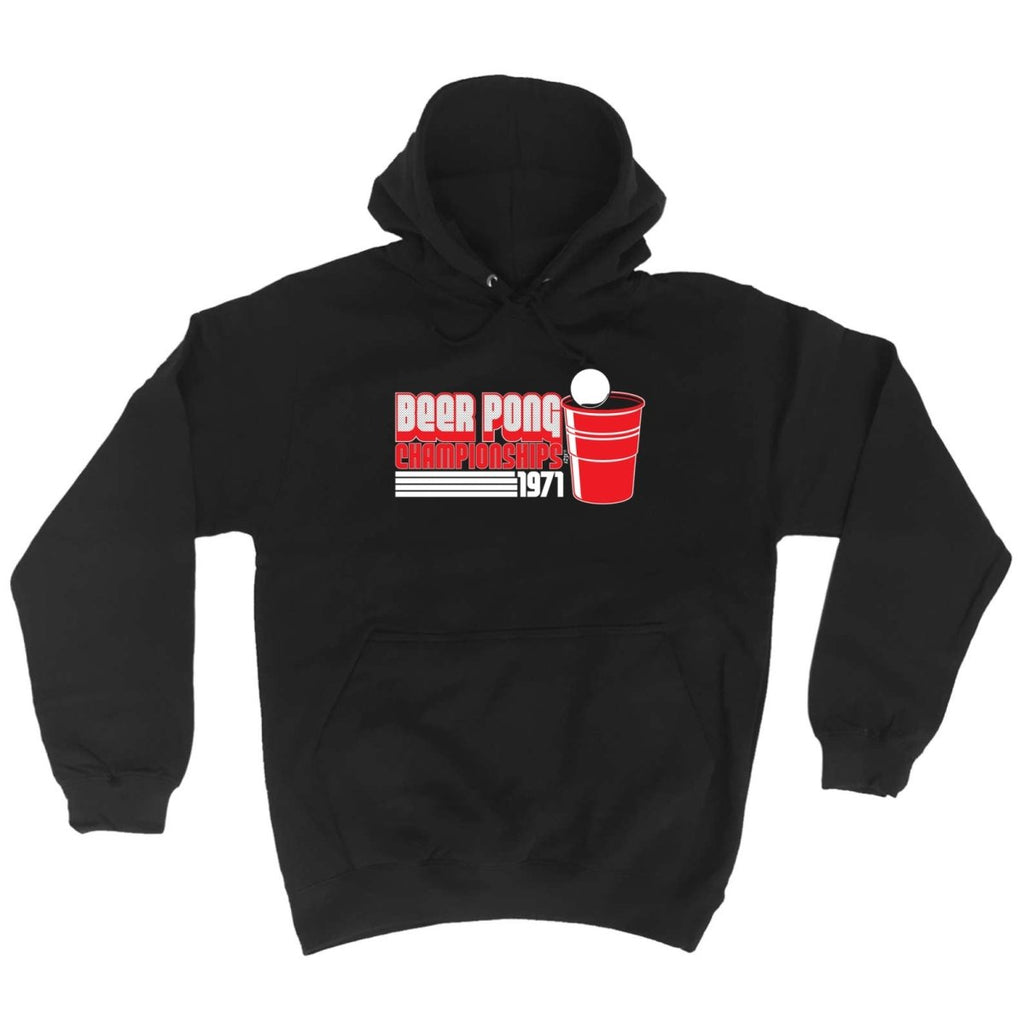 Alcohol Beer Pong Championships - Funny Novelty Hoodies Hoodie - 123t Australia | Funny T-Shirts Mugs Novelty Gifts