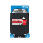 Alcohol Beer Pong Championships - Funny Novelty Stubby Holder With Base - 123t Australia | Funny T-Shirts Mugs Novelty Gifts