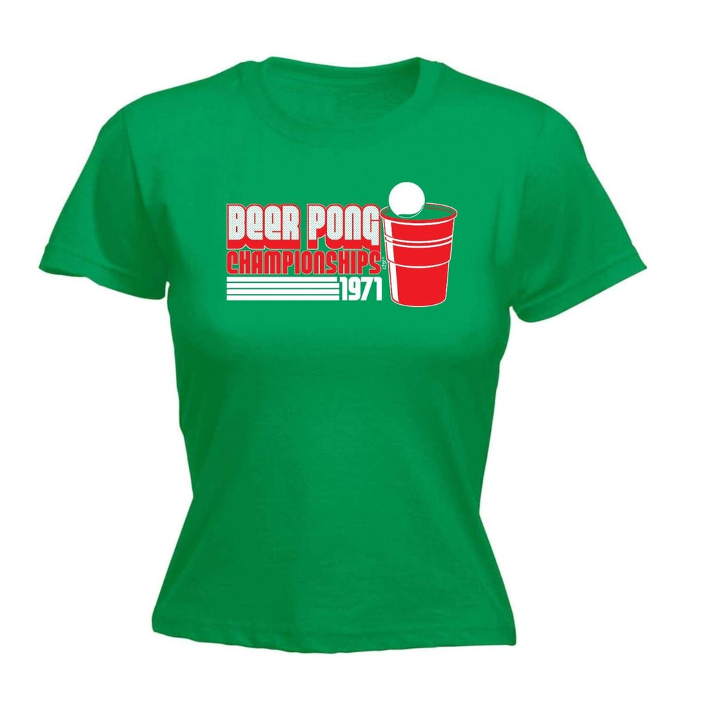 Alcohol Beer Pong Championships - Funny Novelty Womens T-Shirt T Shirt Tshirt - 123t Australia | Funny T-Shirts Mugs Novelty Gifts