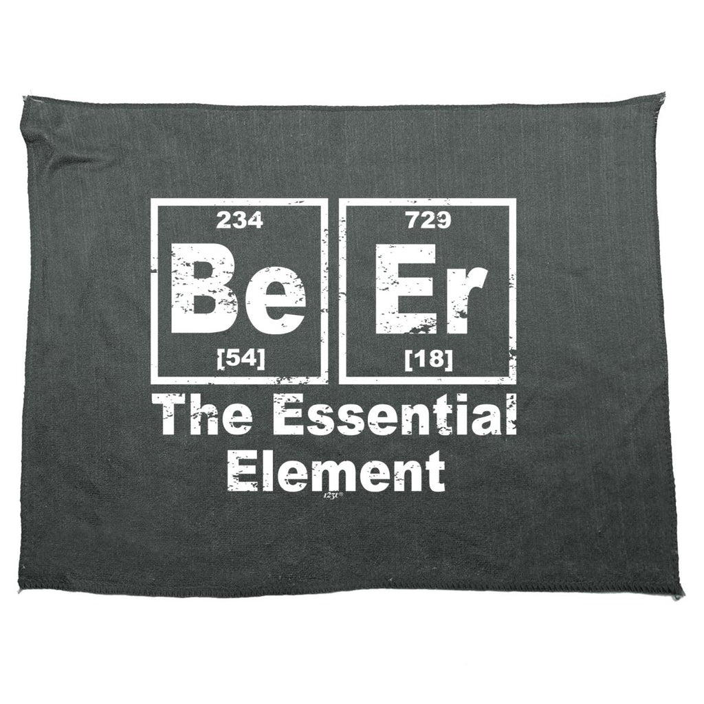 Alcohol Beer The Essential Element - Funny Novelty Soft Sport Microfiber Towel - 123t Australia | Funny T-Shirts Mugs Novelty Gifts