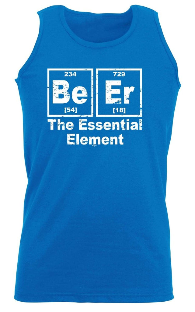 Alcohol Beer The Essential Element - Funny Novelty Vest Singlet Unisex Tank Top - 123t Australia | Funny T-Shirts Mugs Novelty Gifts