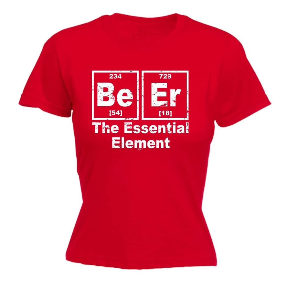 Alcohol Beer The Essential Element - Funny Novelty Womens T-Shirt T Shirt Tshirt - 123t Australia | Funny T-Shirts Mugs Novelty Gifts