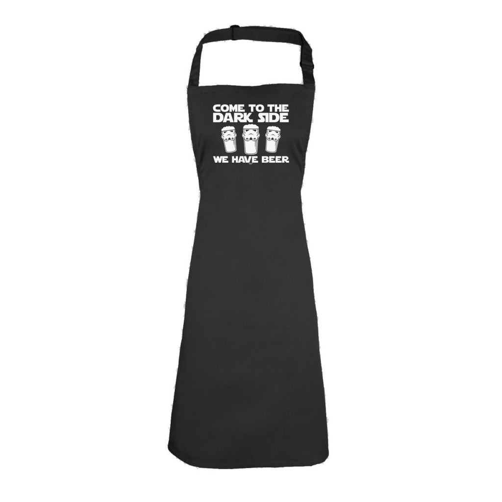Alcohol Beers Come To The Dark Side - Funny Novelty Kitchen Adult Apron - 123t Australia | Funny T-Shirts Mugs Novelty Gifts