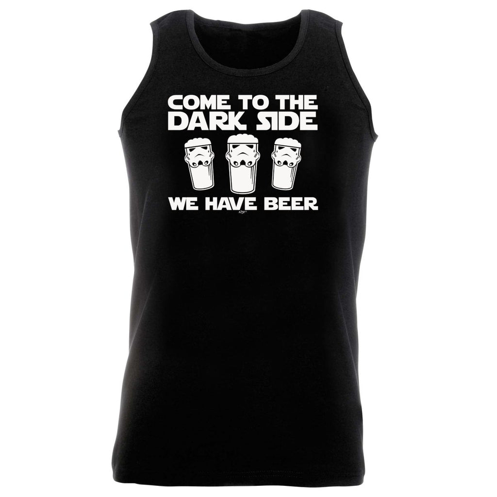 Alcohol Beers Come To The Dark Side - Funny Novelty Vest Singlet Unisex Tank Top - 123t Australia | Funny T-Shirts Mugs Novelty Gifts