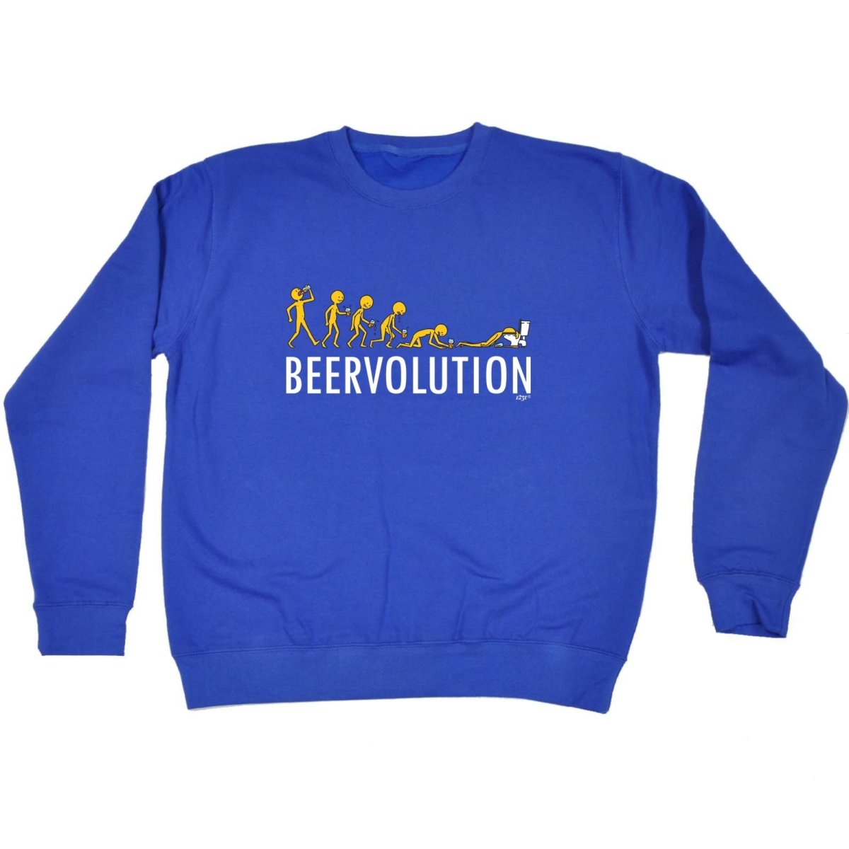 Alcohol Beervolution Beer Evolution - Funny Novelty Sweatshirt - 123t Australia | Funny T-Shirts Mugs Novelty Gifts